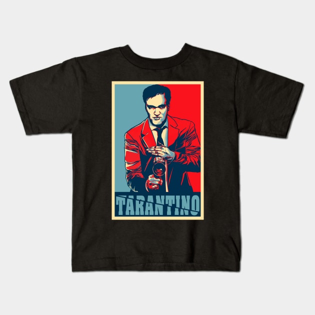 TARANTINO Kids T-Shirt by dnacreativedesign